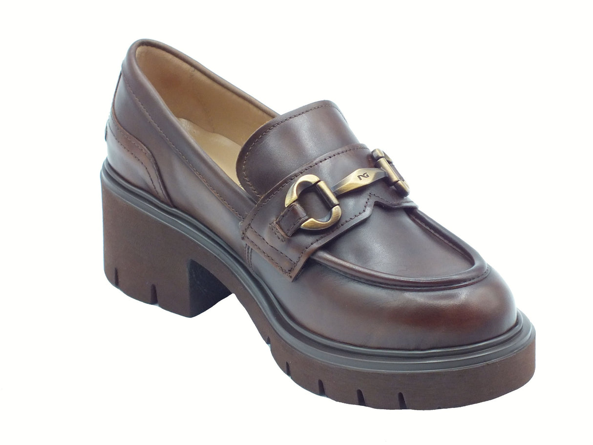 Nero Giardini NeroGiardini I513981D Delavato Beige Mocassini per Donna in pelle Beige