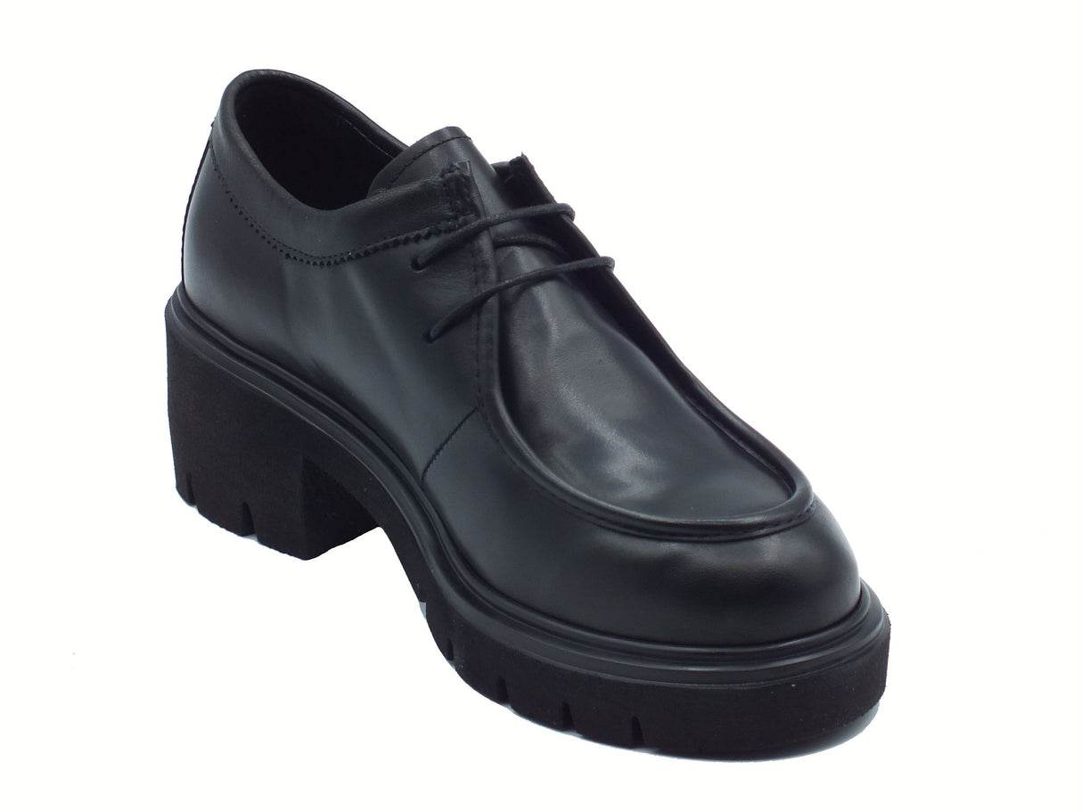 Nero Giardini NeroGiardini I513896D Guanto Nero Scarpe per Donna in pelle con tacco Nero