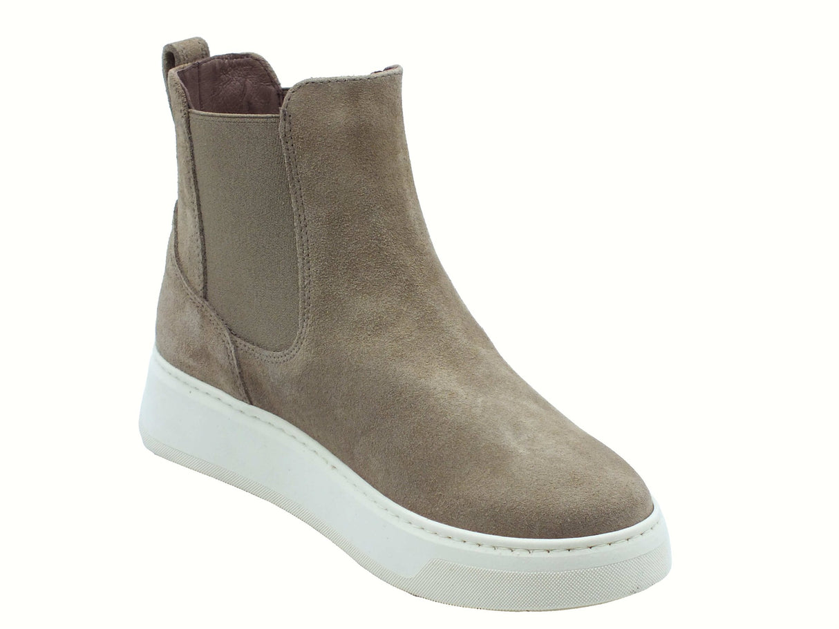 Nero Giardini NeroGiardini I514172D Velour Argilla Tronchetti Beatles per Donna in nabuk con applicazioni Velour Argilla