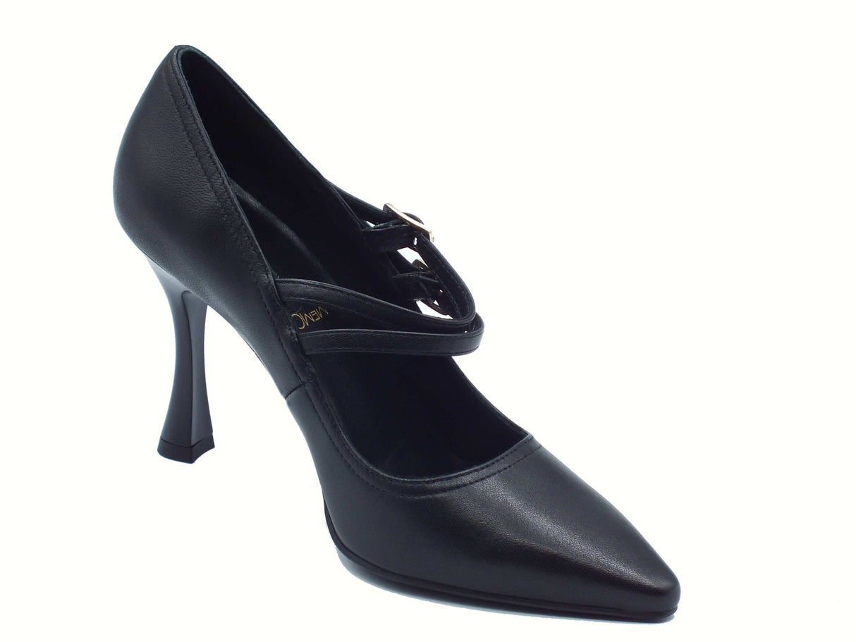 Nero Giardini NeroGiardini I514490DE Nappa Pand. Nero Decoltè eleganti per Donna in pelle con tacco Nappa Pand