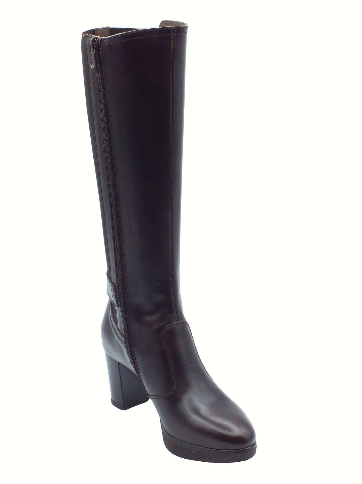 Nero Giardini NeroGiardini I514601D Manolete T.Moro Stivali per Donna in pelle con tacco alto Manolete T.Moro