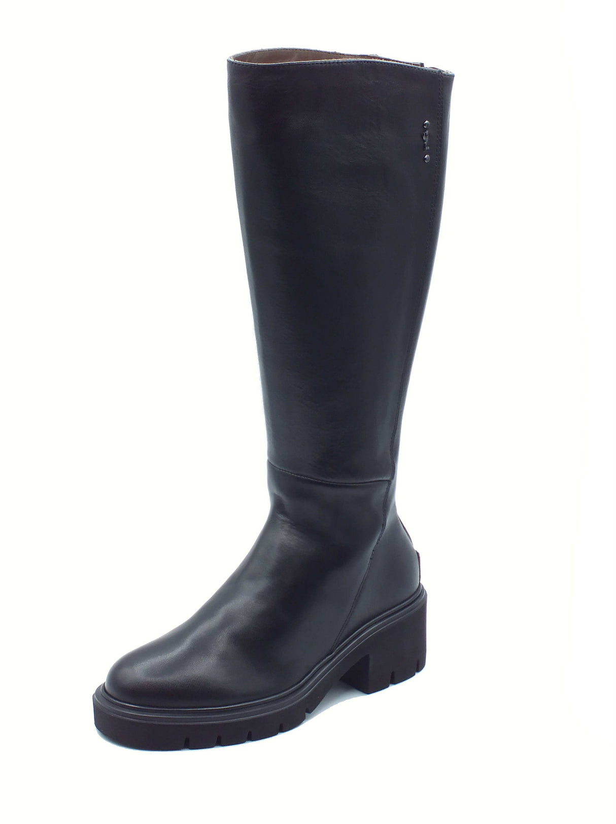 Nero Giardini NeroGiardini I514821D Sugar Deco Nero Stivalii moda per Donna in pelle con llampo posteriore Nero