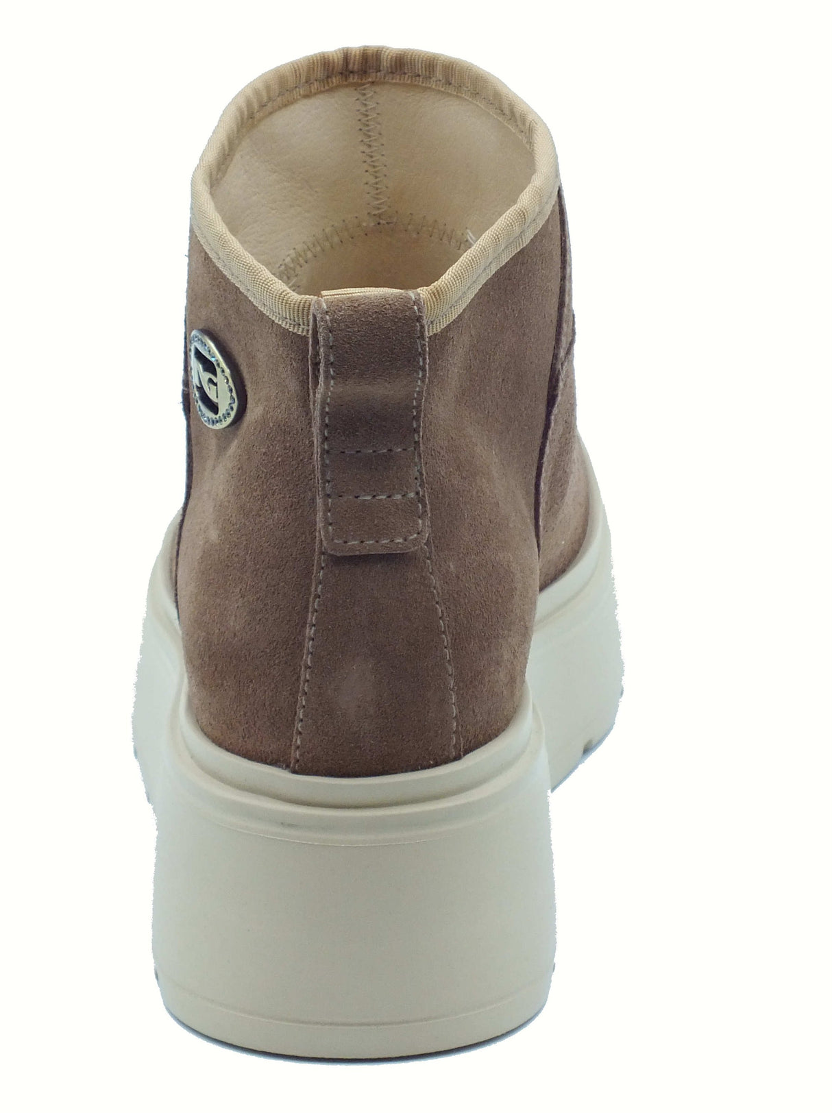 Nero Giardini NeroGiardini I514904D Velour Mou Tronchetti per Donna in nabuk con zeppa alta Velour Mou