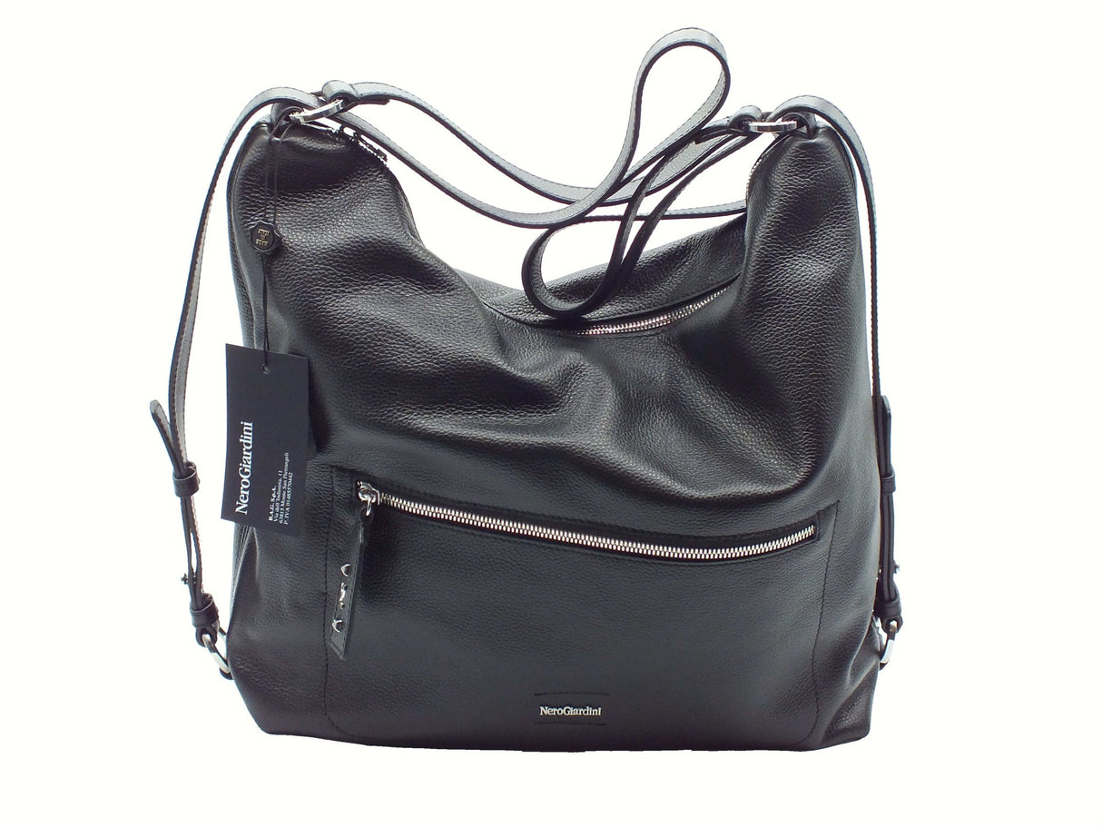 Nero Giardini NeroGiardini I544032D Nero Borsa per Donna in pelle con lampo Nero