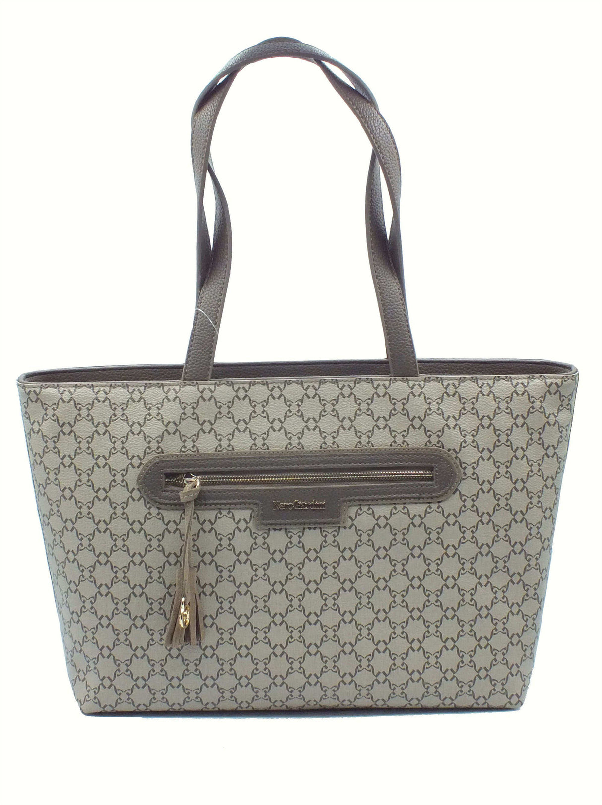 Nero Giardini NeroGiardini I544060D T.Giove Ecru Borsa per Donna in ecopelle con lampo Ecru