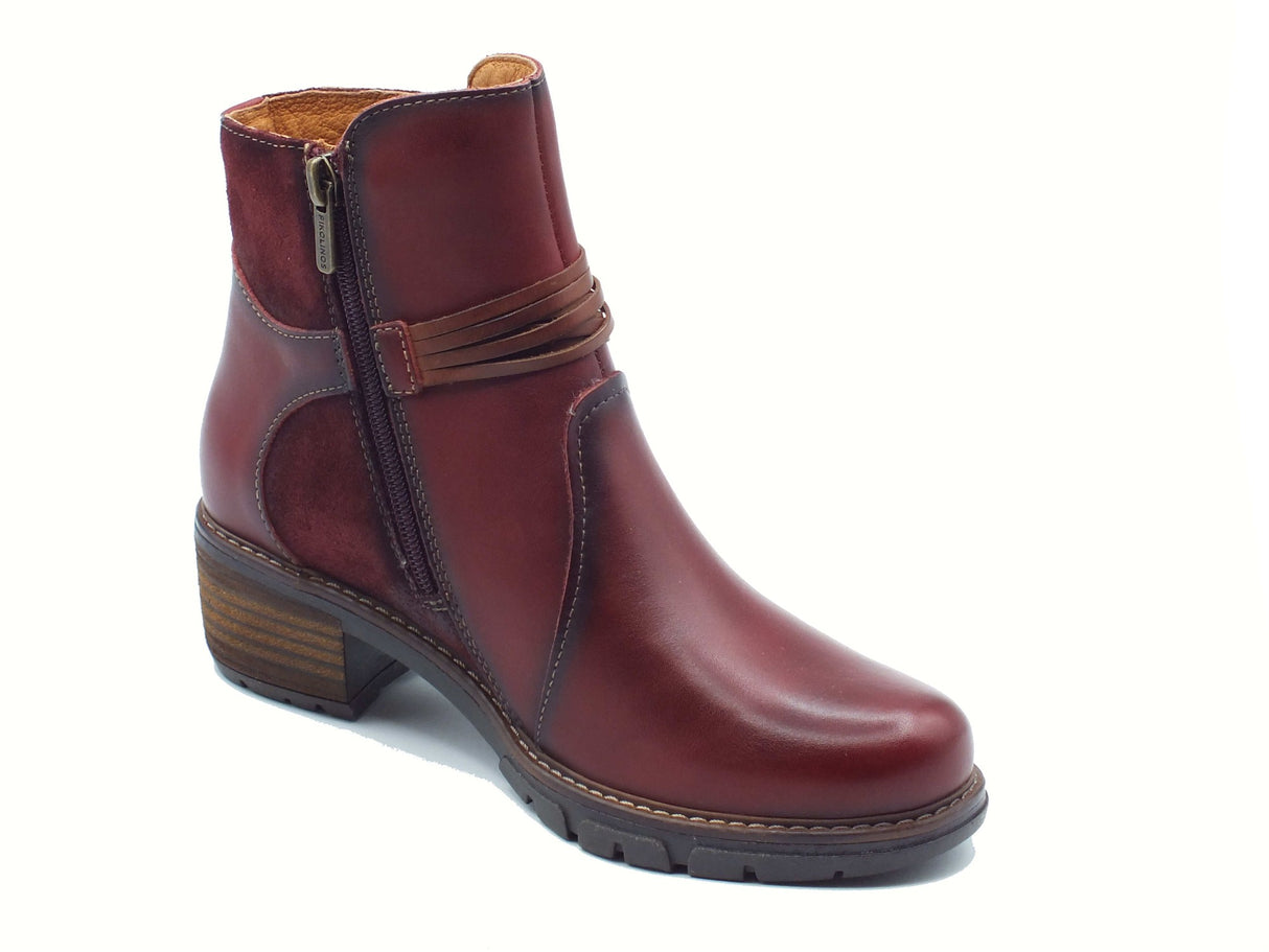 Pikolinos Pikolinos W1T 8906C2 San Sebastia Arcilla Tronchetti per Donna in pelle con tacco San Sebastia Arcilla