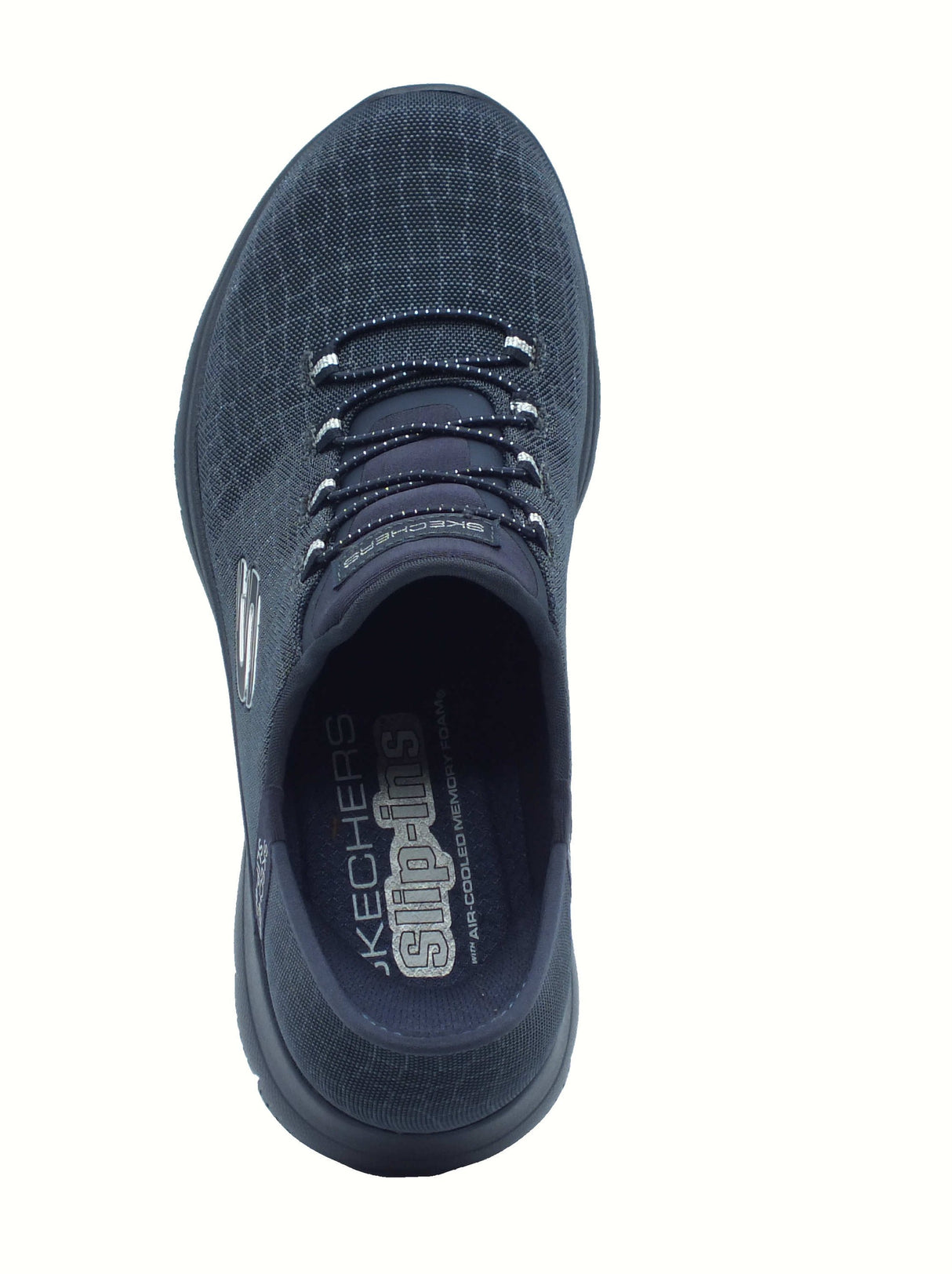 Skechers Skechers 150128 Summits Classy Night Navy Slip-On per Donna in tessuto blu Navy