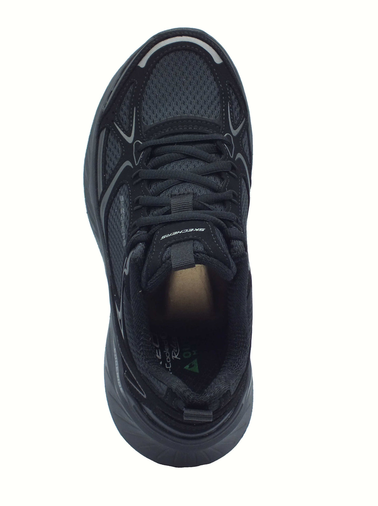 Skechers Skechers Vegan 150475 Edgeride Silver Ecplipse Black Scarpe Sportive per Donna in tessuto nero Black