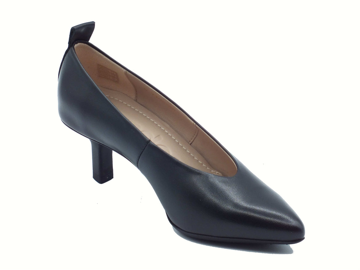 Wonders Wonders G 7102 Iseo Negro decoltè per Donna in pelle nera Negro