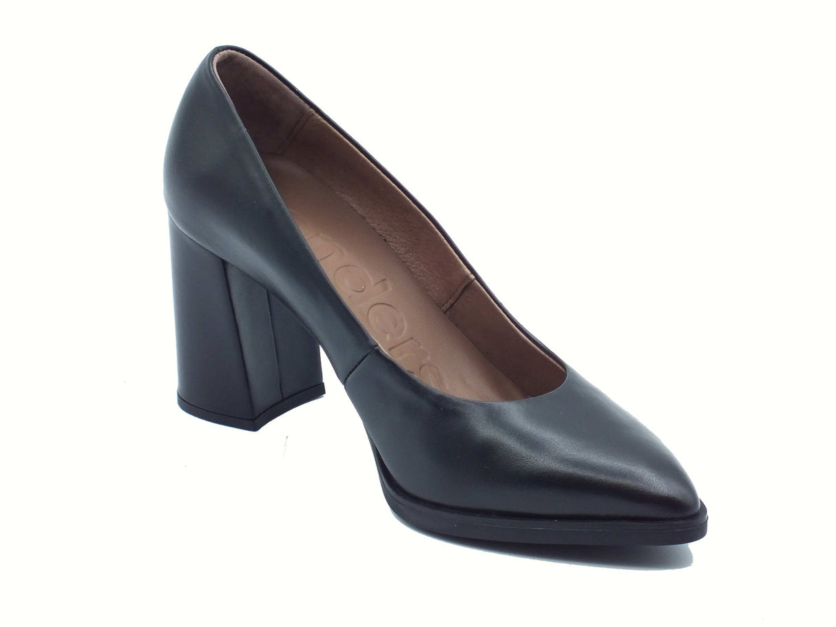 Wonders Wonders M-5420 Autora Iseo Negro Decoltè per Donna in pelle con tacco alto Negro
