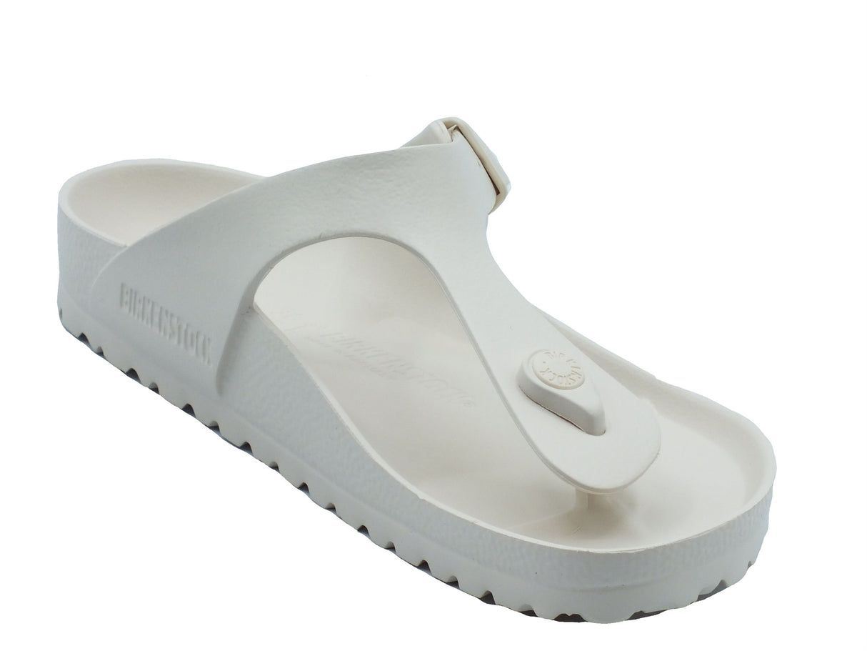 Birkenstock Birkenstock Infradito zeppa bassa Donna 1031278 Gizeh EVA Eggshell gomma bianco Eggshell