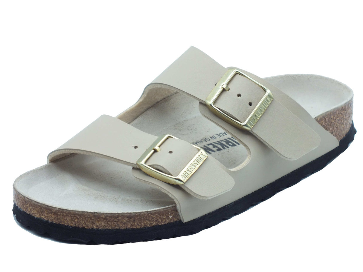 Birkenstock Birkenstock Sandali zeppa bassa Donna 1031438 Arizona BS Triples Sandcastle sintetico beige Sandcastle