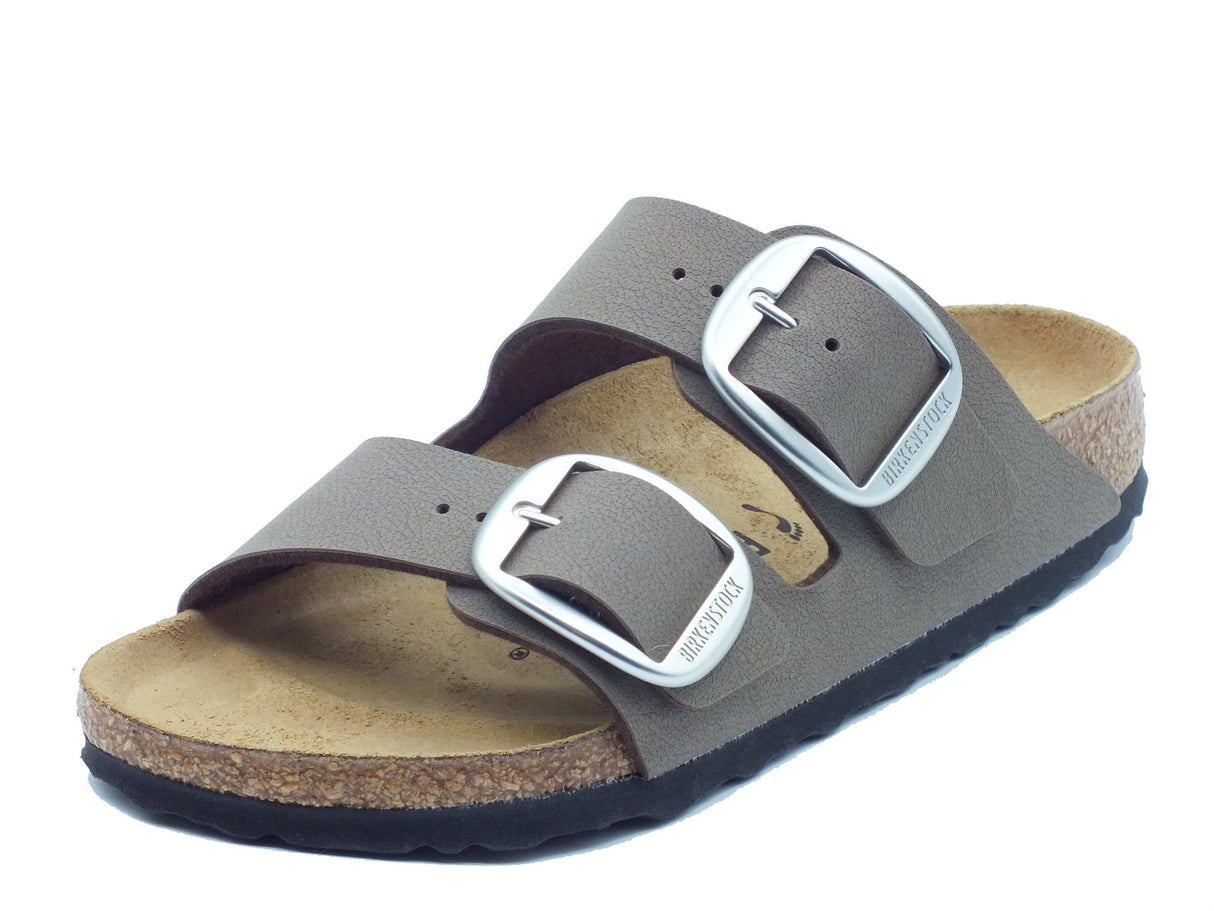 Birkenstock Birkenstock Sandali zeppa bassa Donna 1032081 Arizona Big Buckle Mocca pelle marrone Mocca