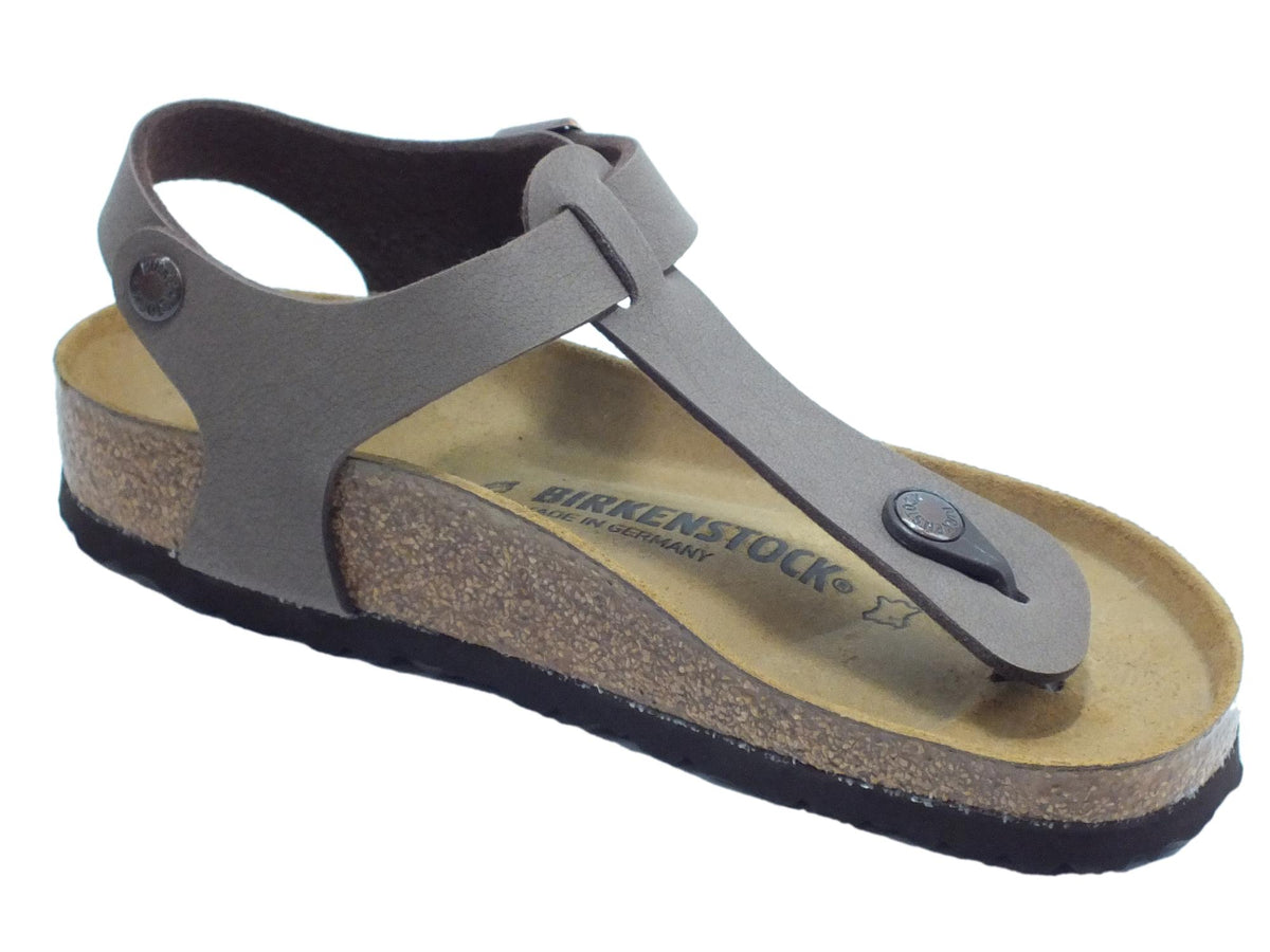Birkenstock Birkenstock Infradito zeppa bassa Donna 0147131 Kairo Mocca sintetico marrone mocca