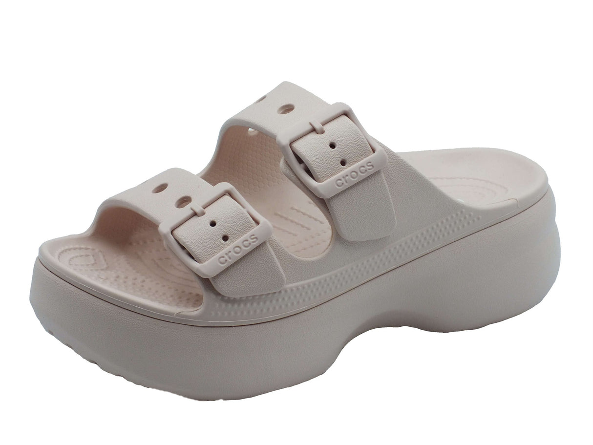 Crocs Crocs Sandali zeppa alta Donna 212880 Saturday Platform Rosa gomma rosa Rosa