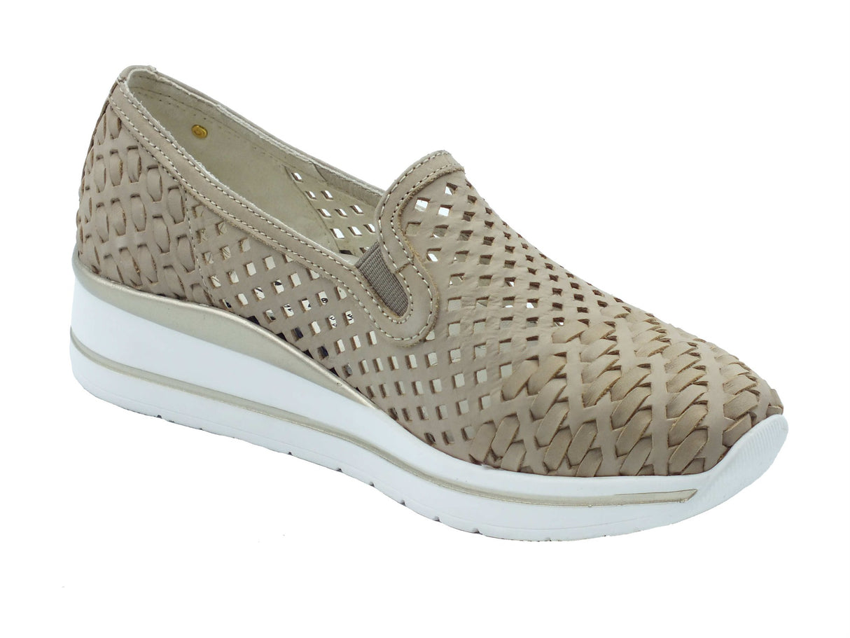 Cinzia Soft Cinzia Soft Mocassini Donna IV2014846C Conchiglia pelle beige Conchiglia
