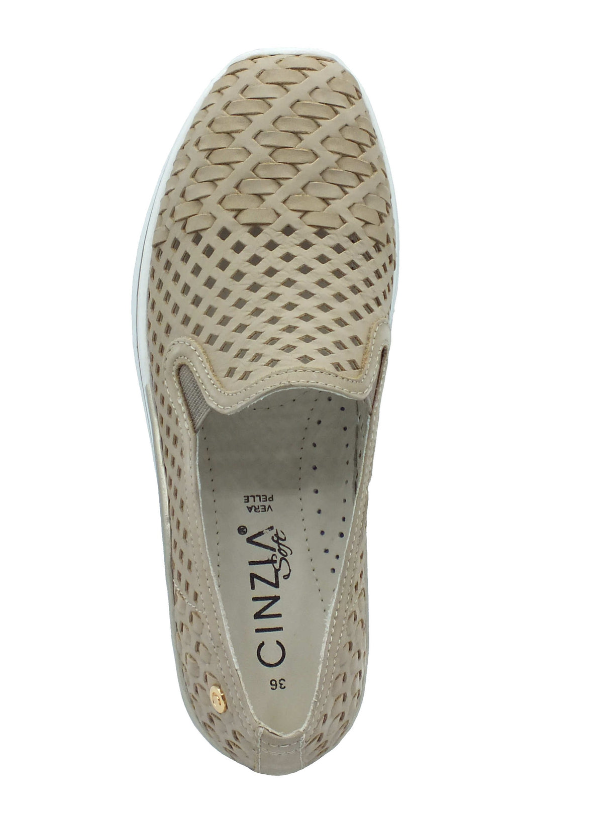 Cinzia Soft Cinzia Soft Mocassini Donna IV2014846C Conchiglia pelle beige Conchiglia