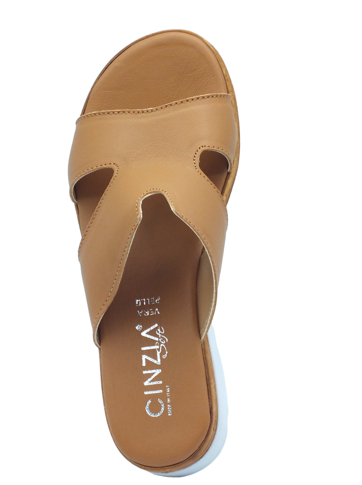 Cinzia Soft Cinzia Soft Sandali zeppa bassa Donna IAF23226 Cuoio pelle marrone Cuoio