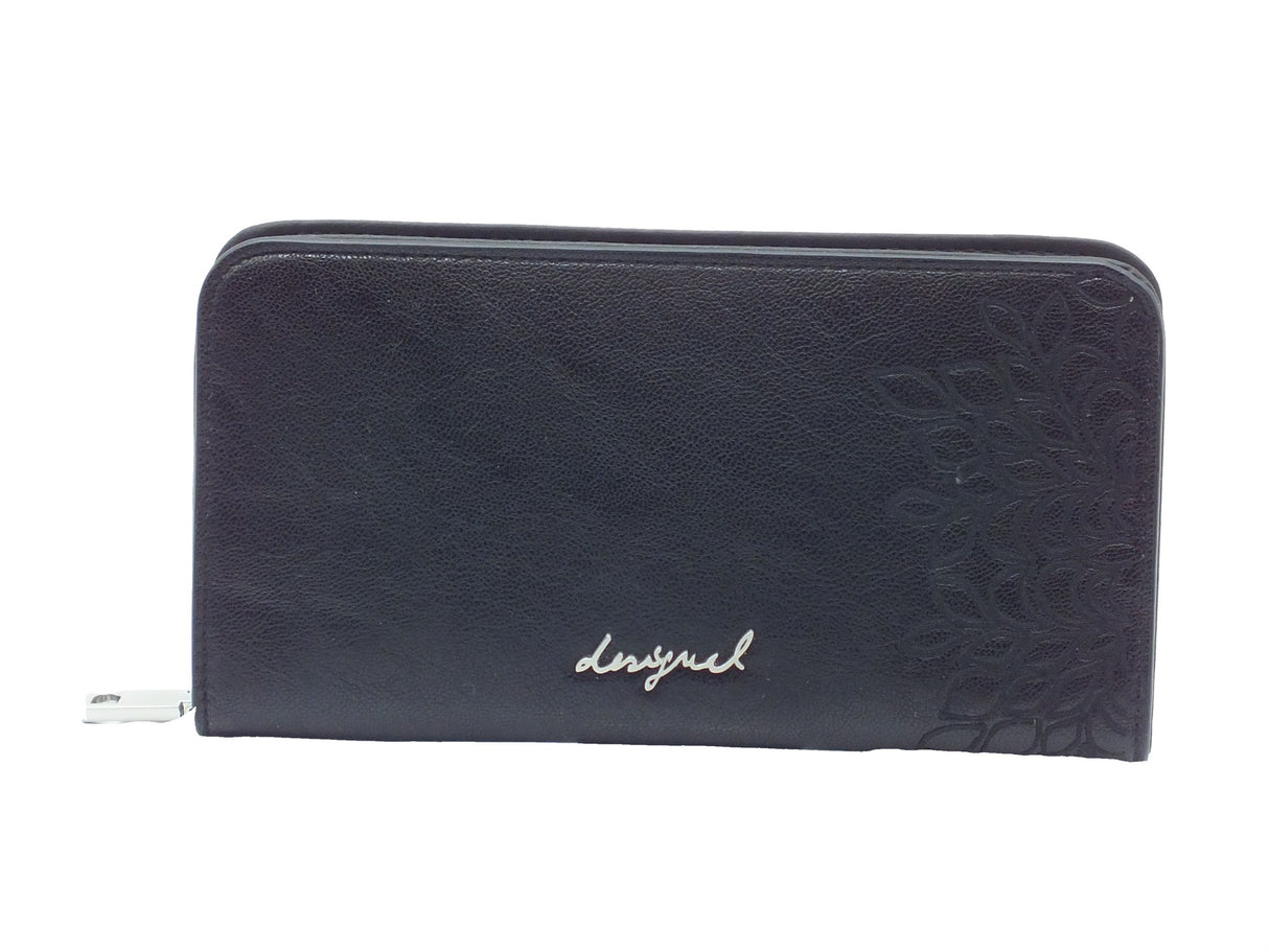 Desigual Desigual Portafogli Donna 26SAYP20 Mone Sierra Black Fiona pelle nero Black
