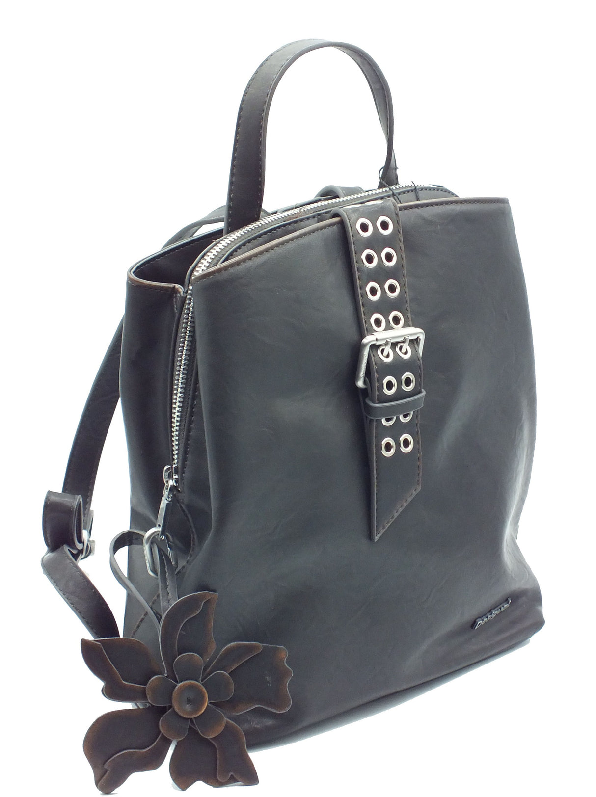 Desigual Desigual Borse Donna 26SAKP11 Curio Choco Sumy Miny pelle marrone Choco
