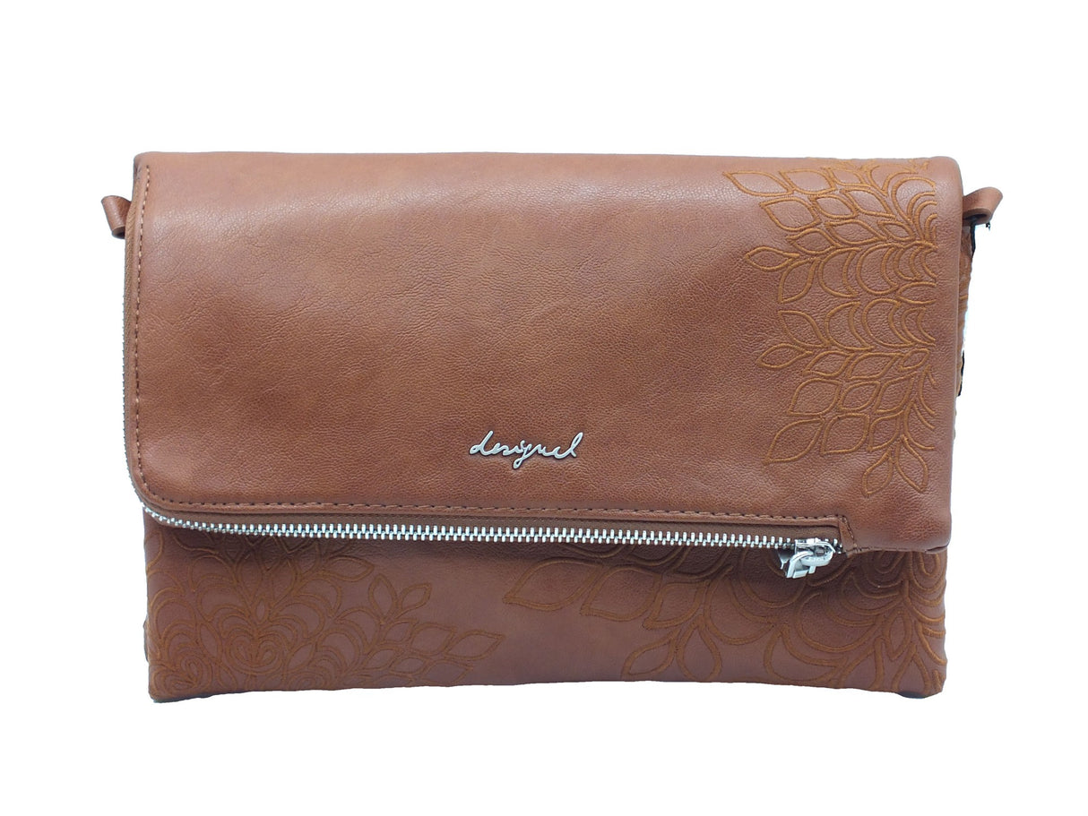 Desigual Desigual Borse Donna 26SAXPB8 Camel Murano pelle marrone Camel