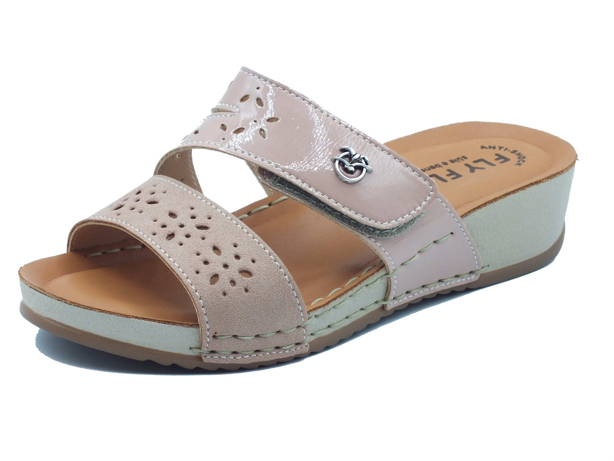 Fly Flot Fly Flot Ciabatte Donna 23 110 HG Rosa Chiaro pelle rosa Rosa Chiaro