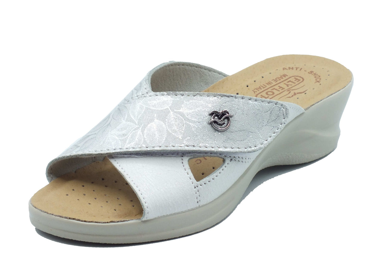 Fly Flot Fly Flot Ciabatte Donna 96 J80 PE Bianco sintetico bianco Bianco