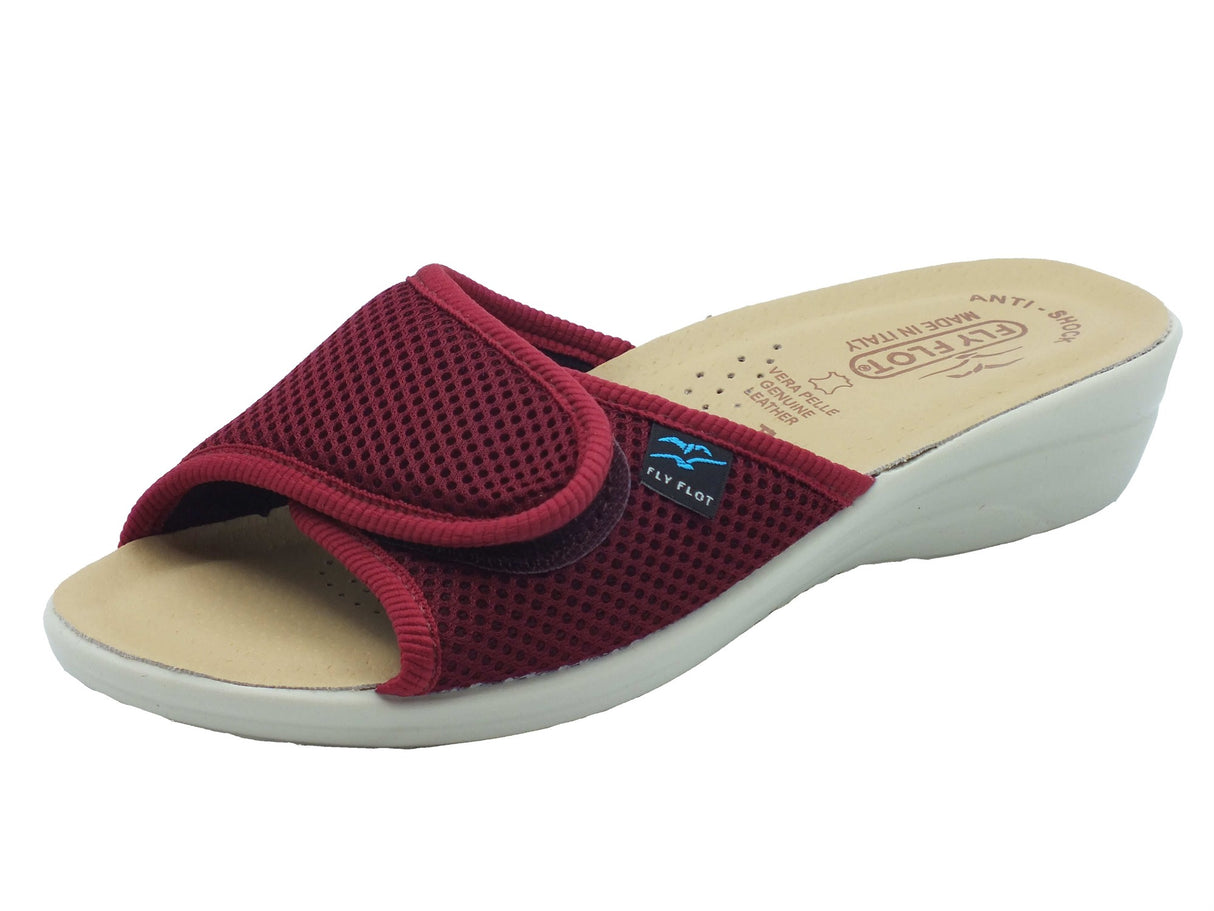 Fly Flot Fly Flot Ciabatte Donna T4 413 FE Bordo sintetico rosso Bordò