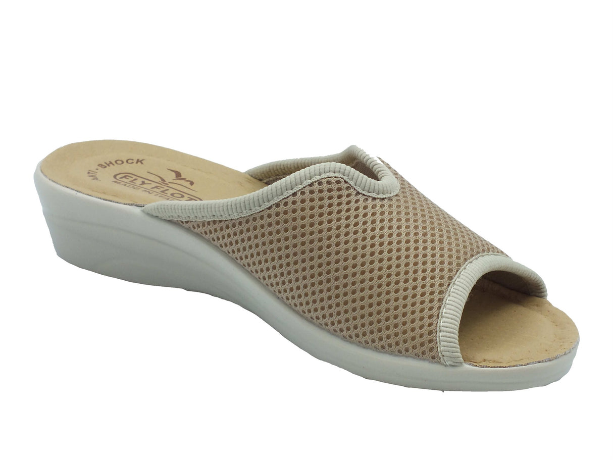Fly Flot Fly Flot Ciabatte Donna T4 429 FE Beige pelle beige Beige