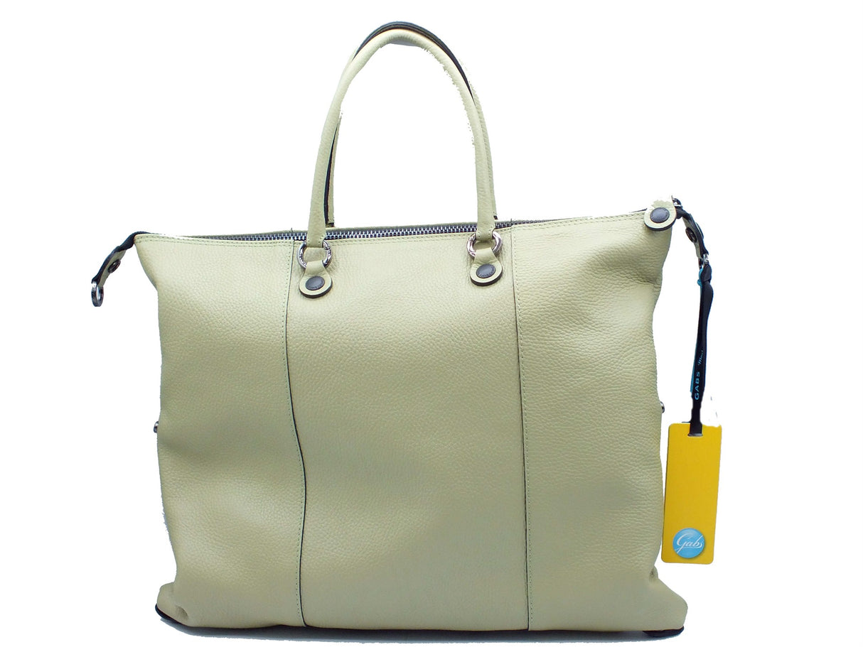 Gabs Gabs Borse Donna G000033T3 G3 Plus Bull Black Celadon TG L pelle verde Celadon