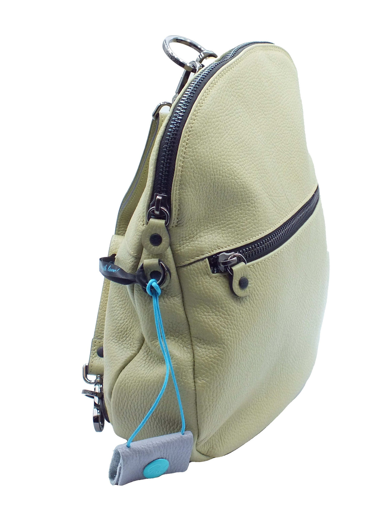 Gabs Gabs Borse Donna G010550T2 Janne Bull Black Celadon Tg M pelle verde Celadon