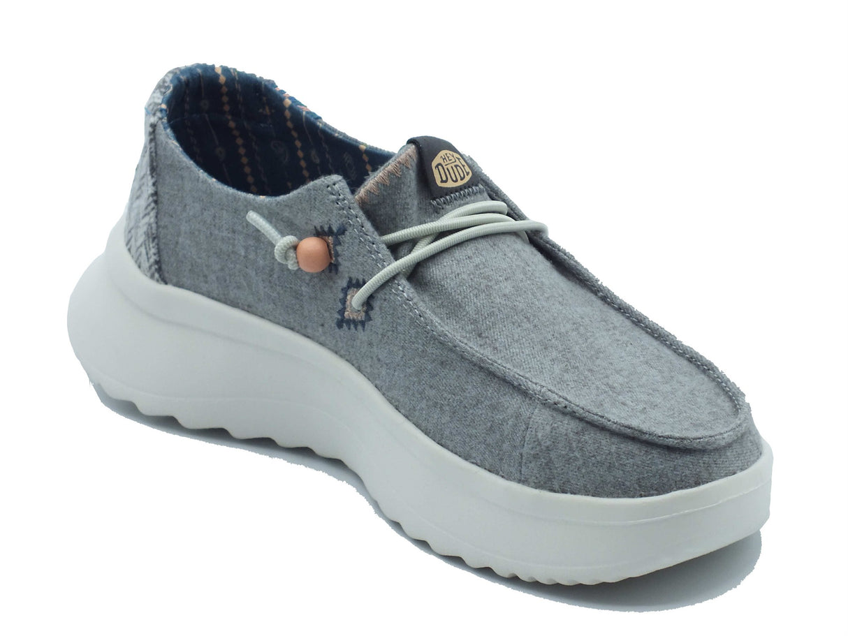 Hey Dude Hey Dude Scarpe Donna 41946 Wendy Peak Chambray Woven Gray sintetico grigio Grey
