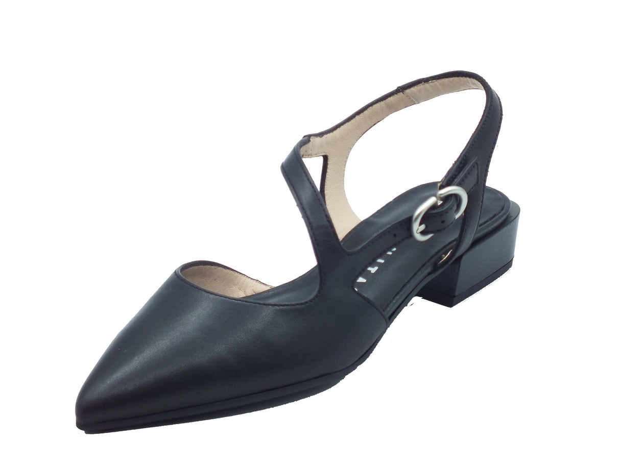 Hispanitas Hispanitas Sandali tacco basso Donna HV264773 Soho Black pelle nero Black