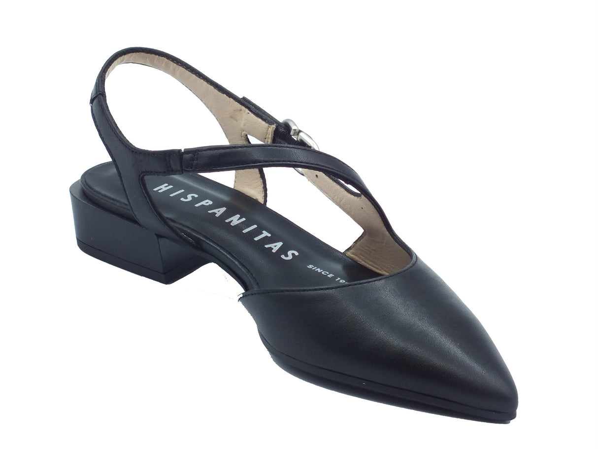 Hispanitas Hispanitas Sandali tacco basso Donna HV264773 Soho Black pelle nero Black