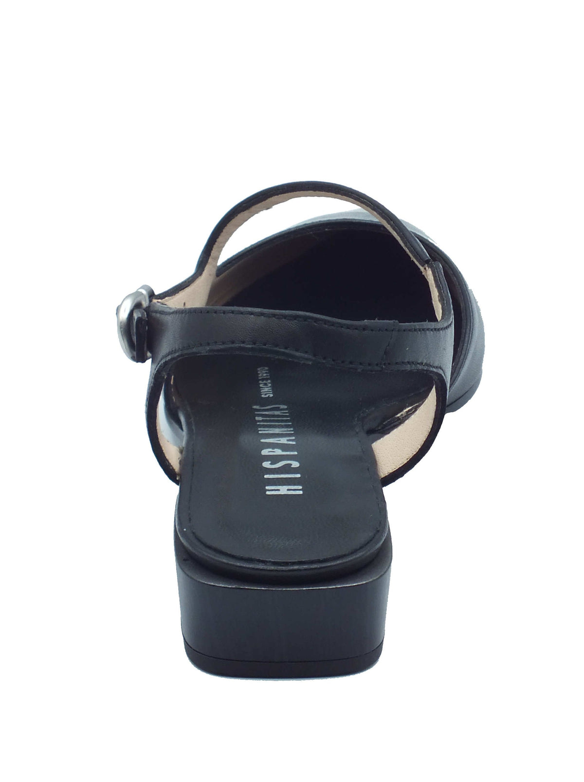 Hispanitas Hispanitas Sandali tacco basso Donna HV264773 Soho Black pelle nero Black