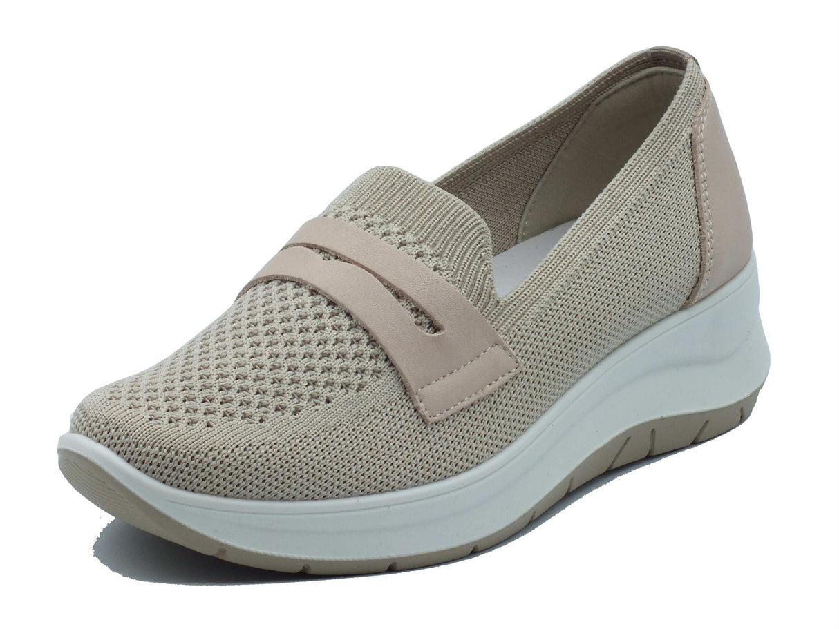 Igi&Co Igi&Co Mocassini Donna 1140733 T.Recy Platino sintetico beige Platino