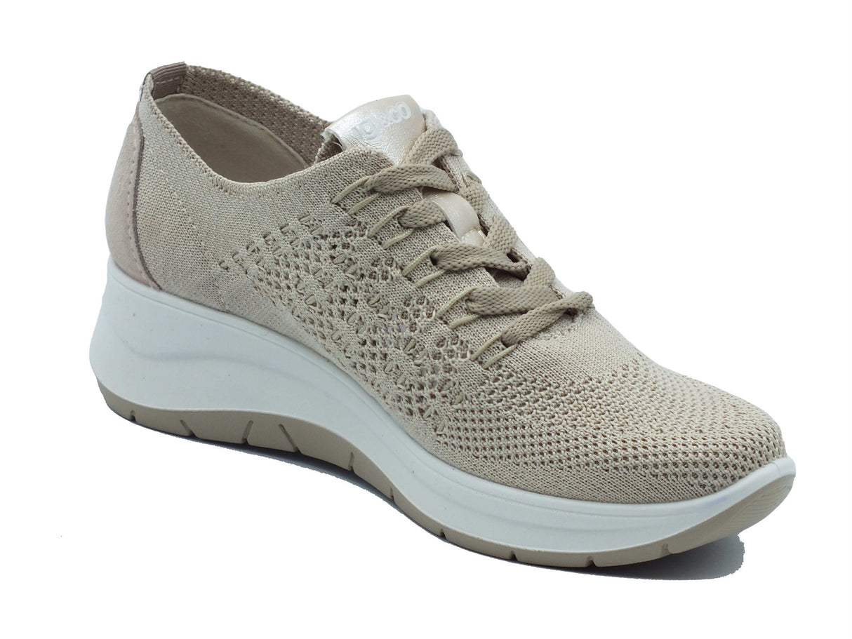 Igi&Co Igi&Co Sneakers Donna 1140833 T. Recy Platino sintetico beige Platino