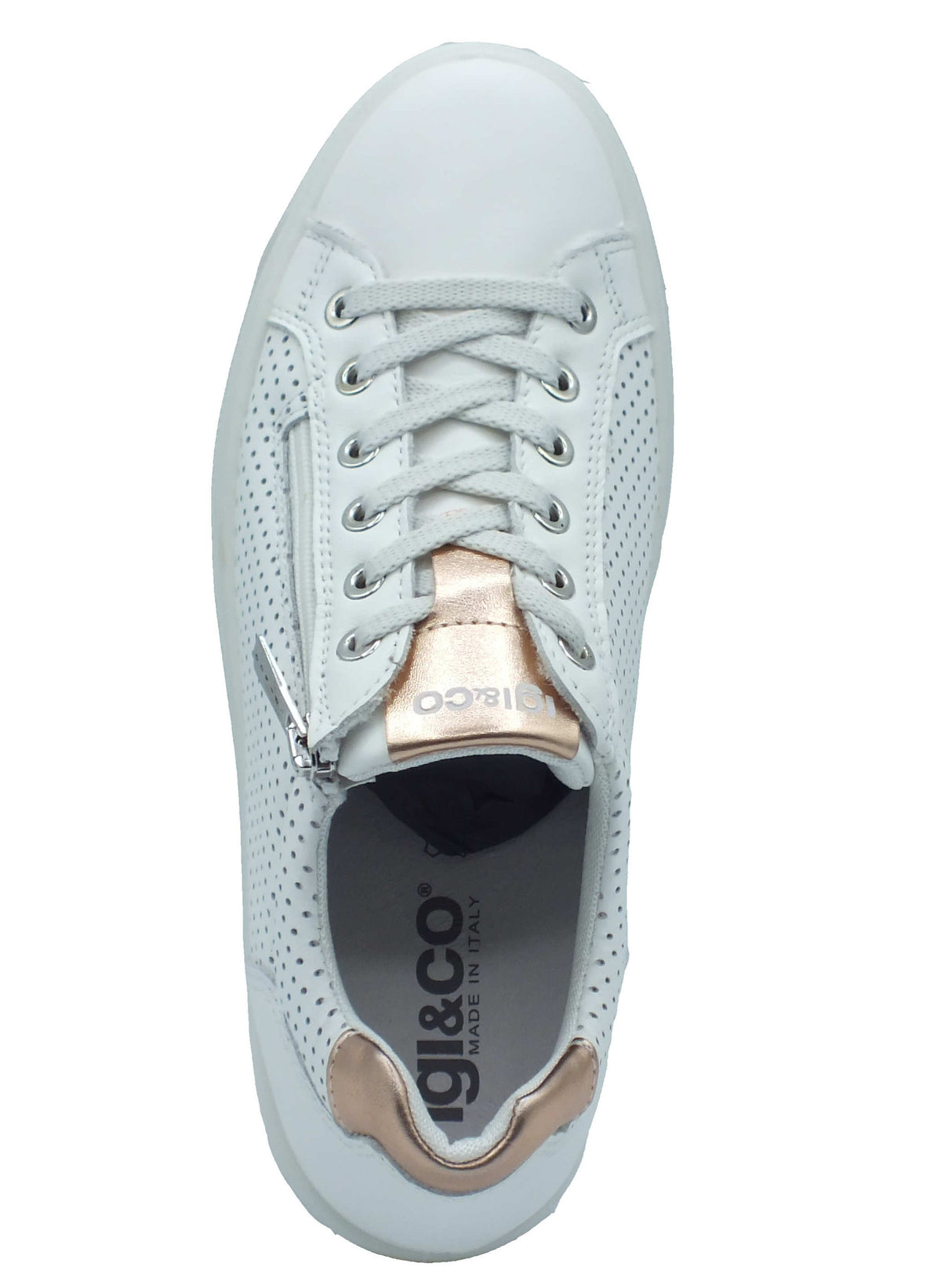 Igi&Co Igi&Co Sneakers Donna 1144511 Nappa Soft Bianco pelle bianco Bianco
