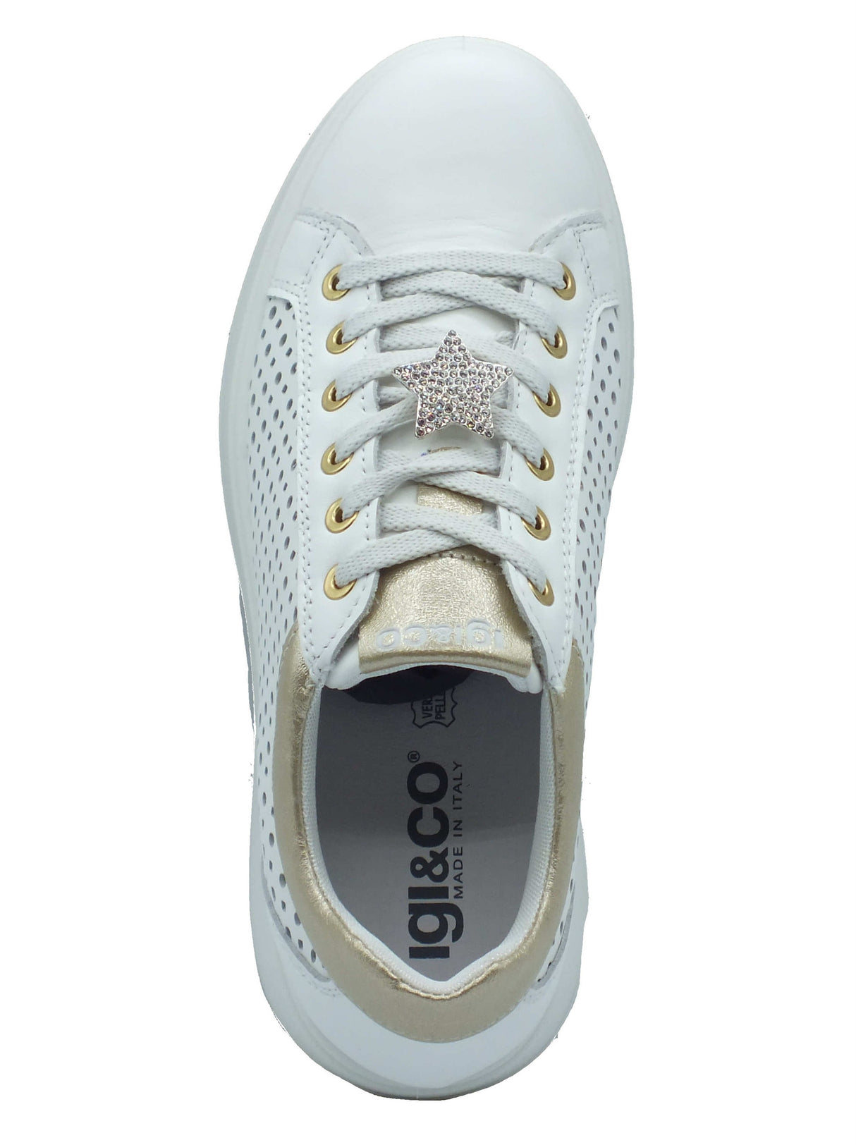 Igi&Co Igi&Co Sneakers Donna 1146911 Nappa Soft Bianco pelle bianco Bianco