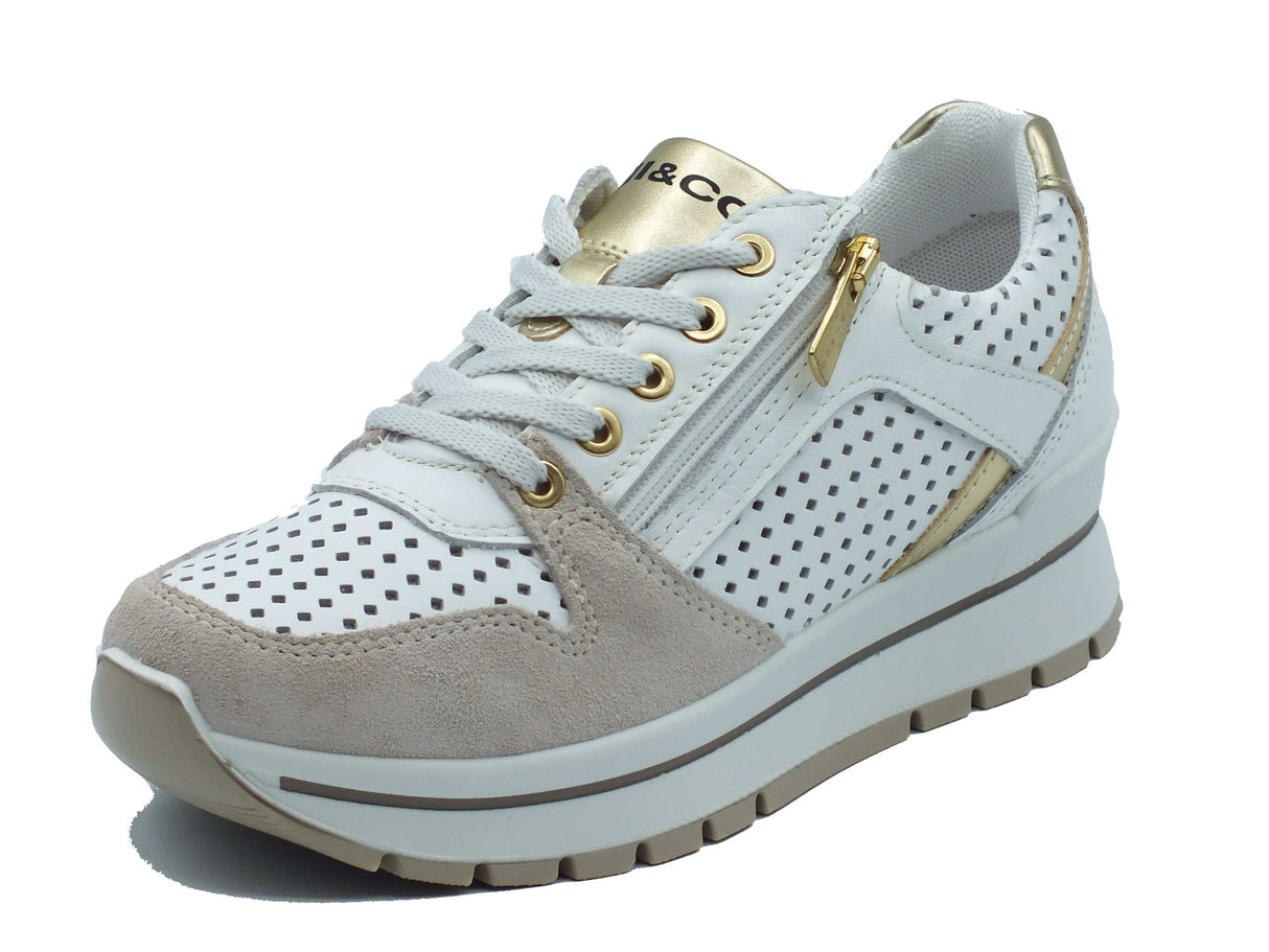 Igi&Co Igi&Co Sneakers Donna 1156033 Scamosc. Bianco pelle bianco Bianco