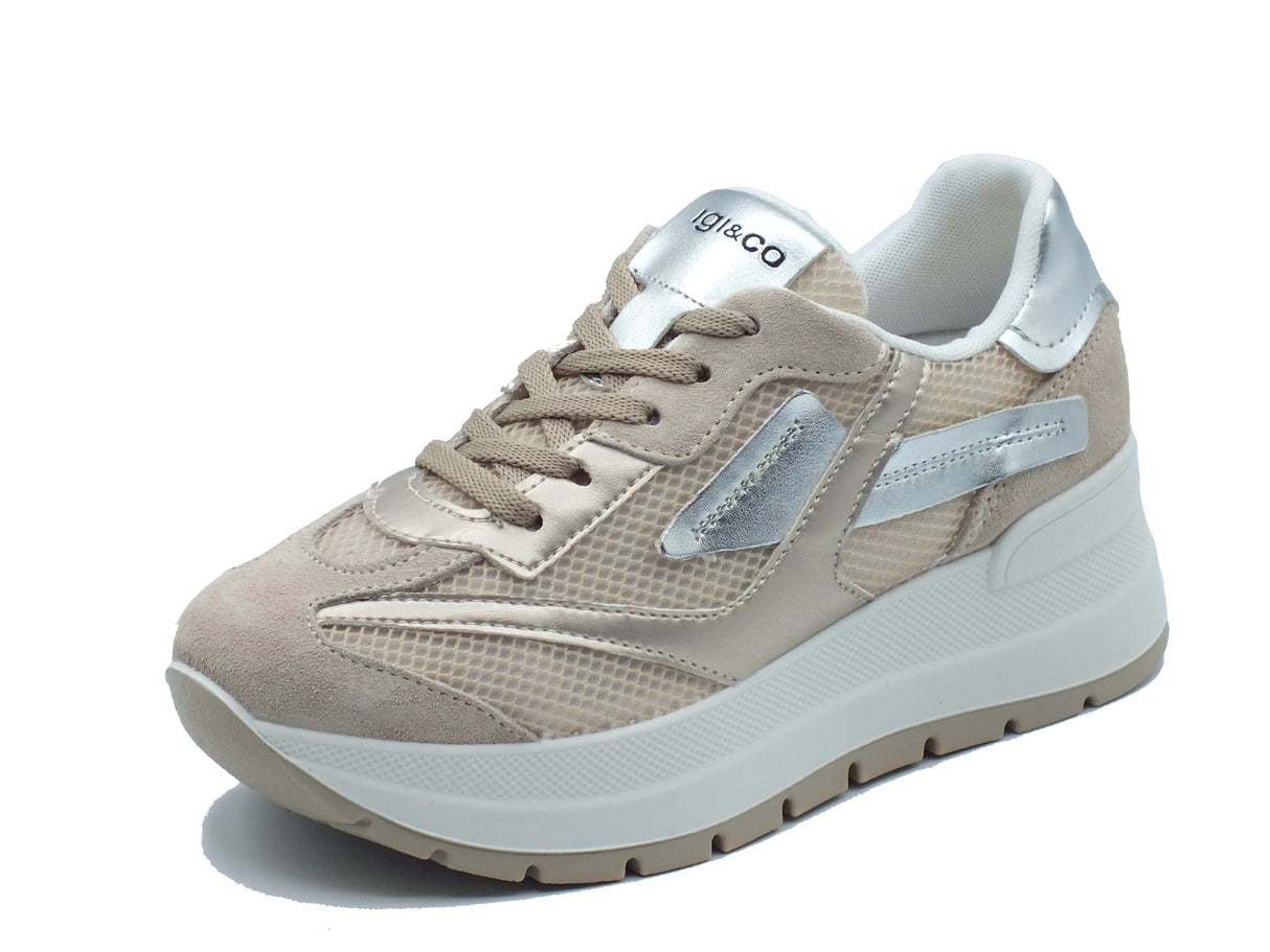 Igi&Co Igi&Co Sneakers Donna 1156933 Scamosc Argento pelle argento Argento