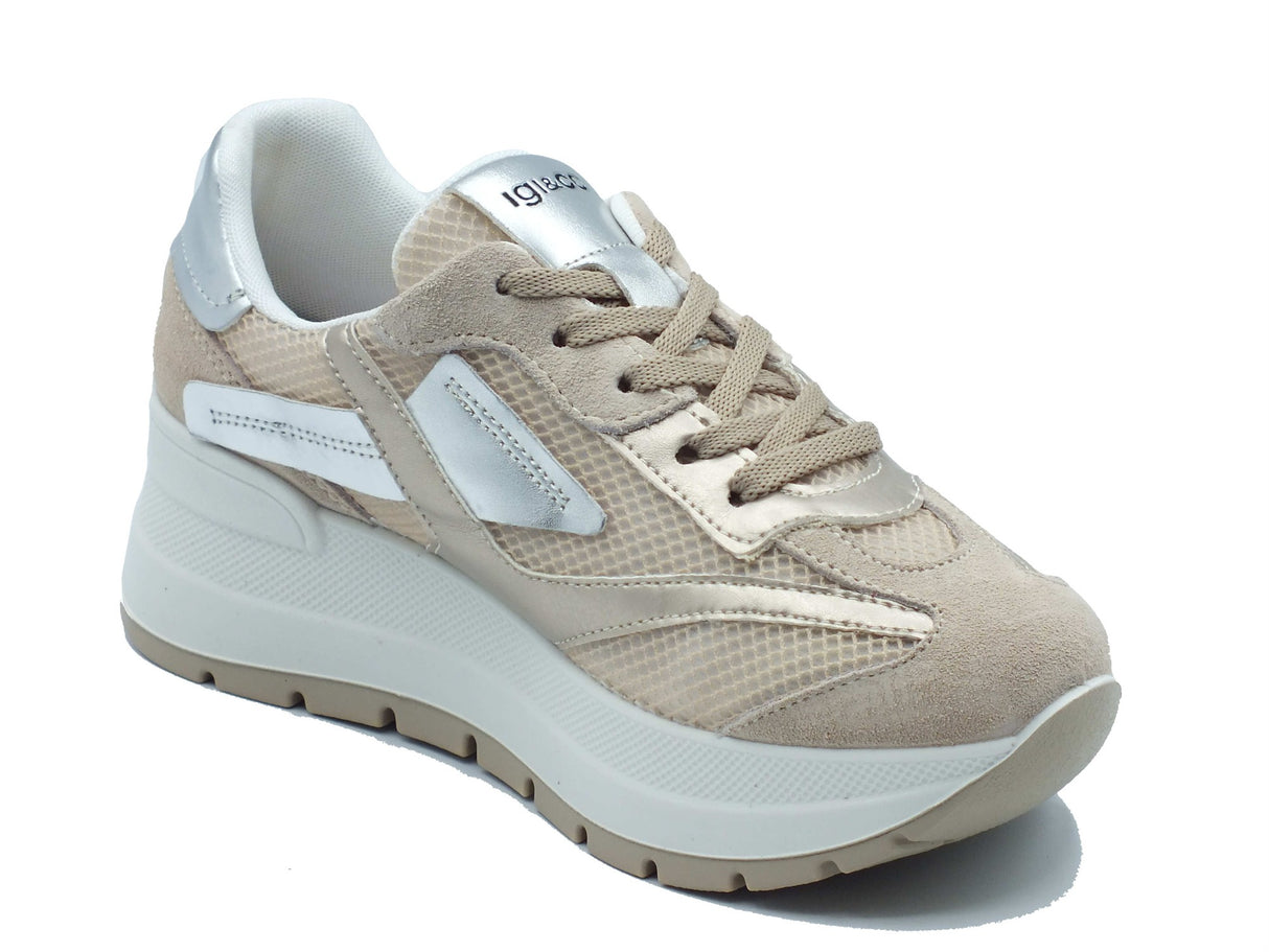 Igi&Co Igi&Co Sneakers Donna 1156933 Scamosc Argento pelle argento Argento