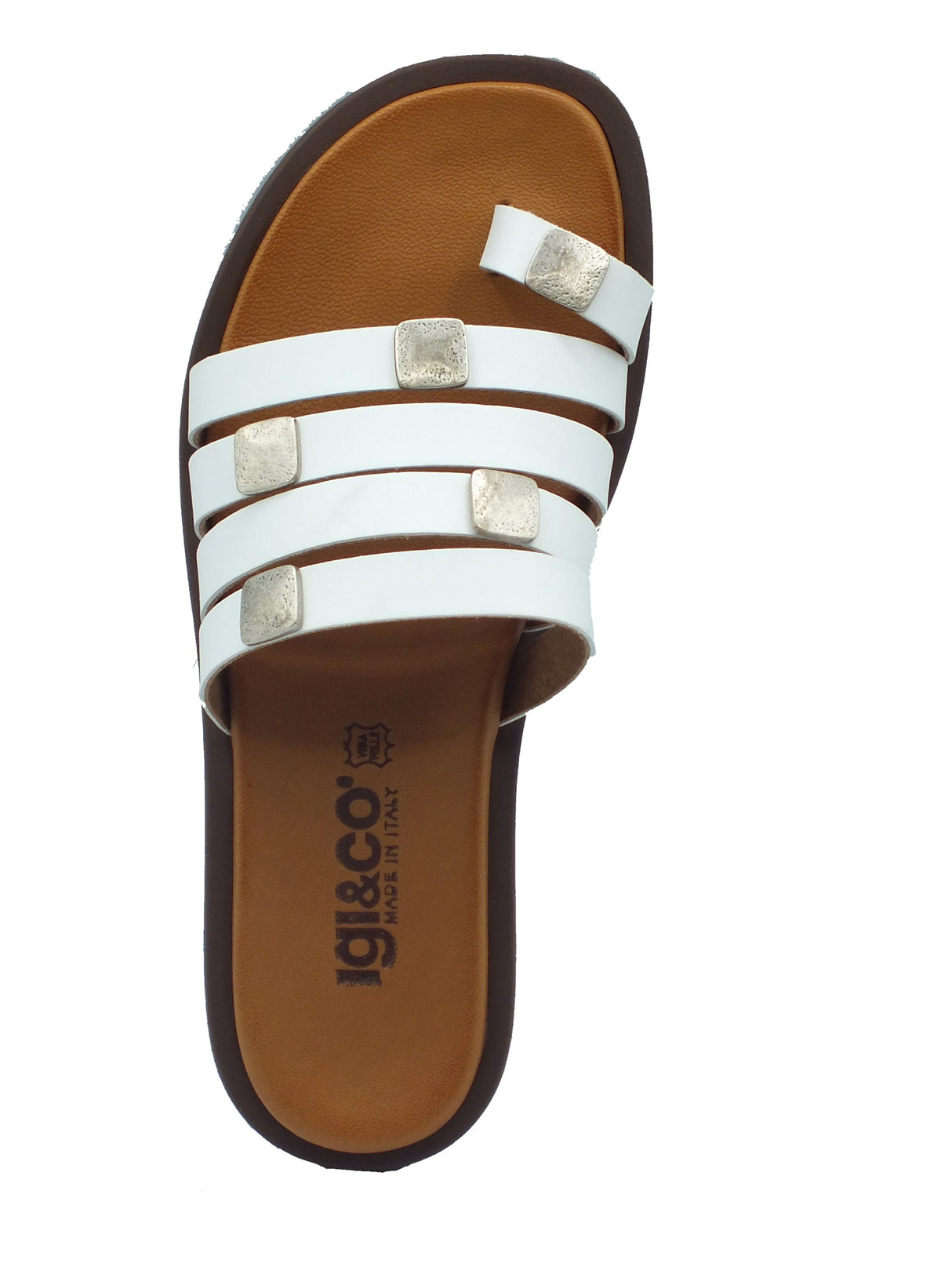 Igi&Co Igi&Co Sandali tacco basso Donna 1184533 Vitello Bianco pelle bianco Bianco