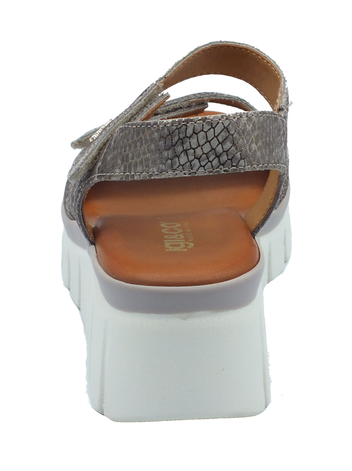 Igi&Co Igi&Co Sandali zeppa alta Donna 1189533 Scam. Tortora pelle grigio Tortora