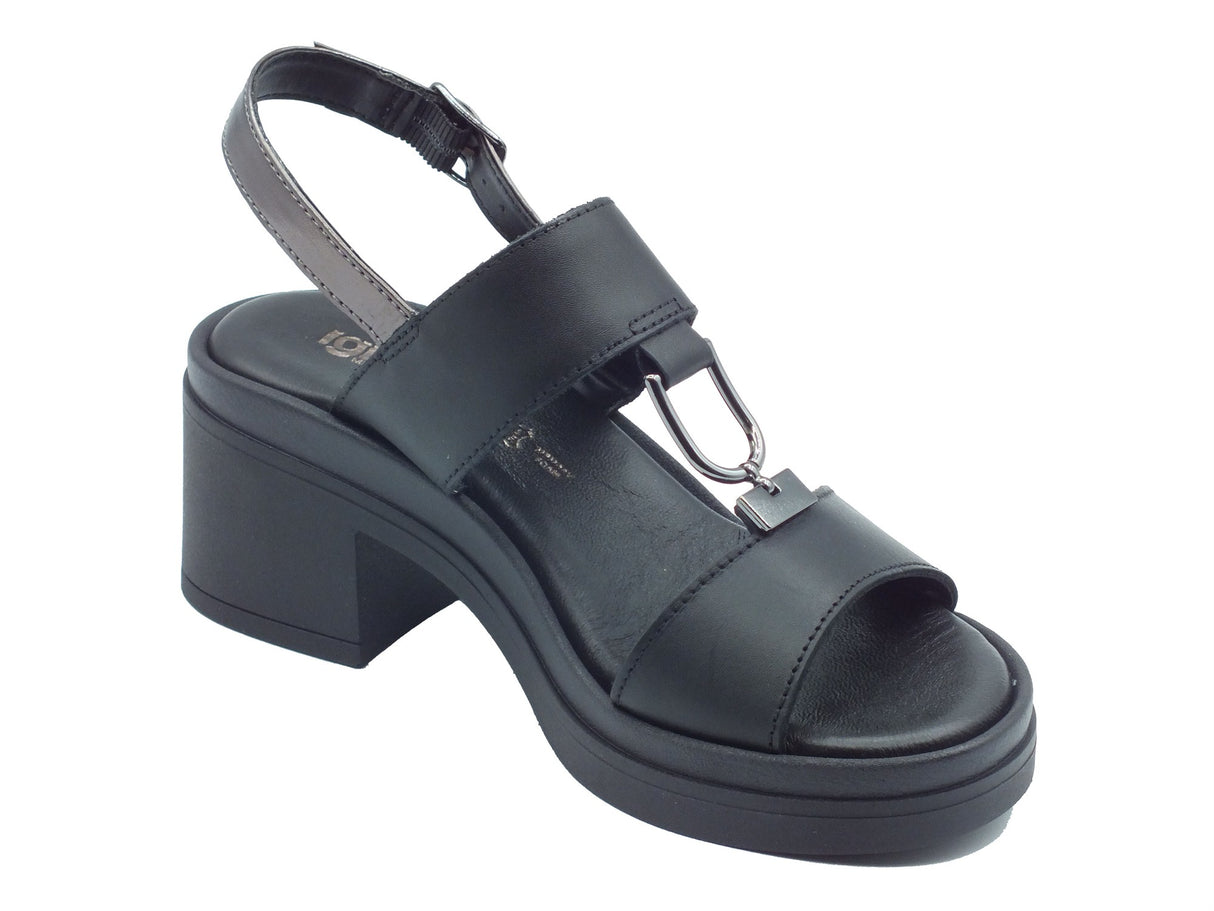 Igi&Co Igi&Co Sandali tacco alto Donna 1193400 Vitello Nero pelle nero Nero