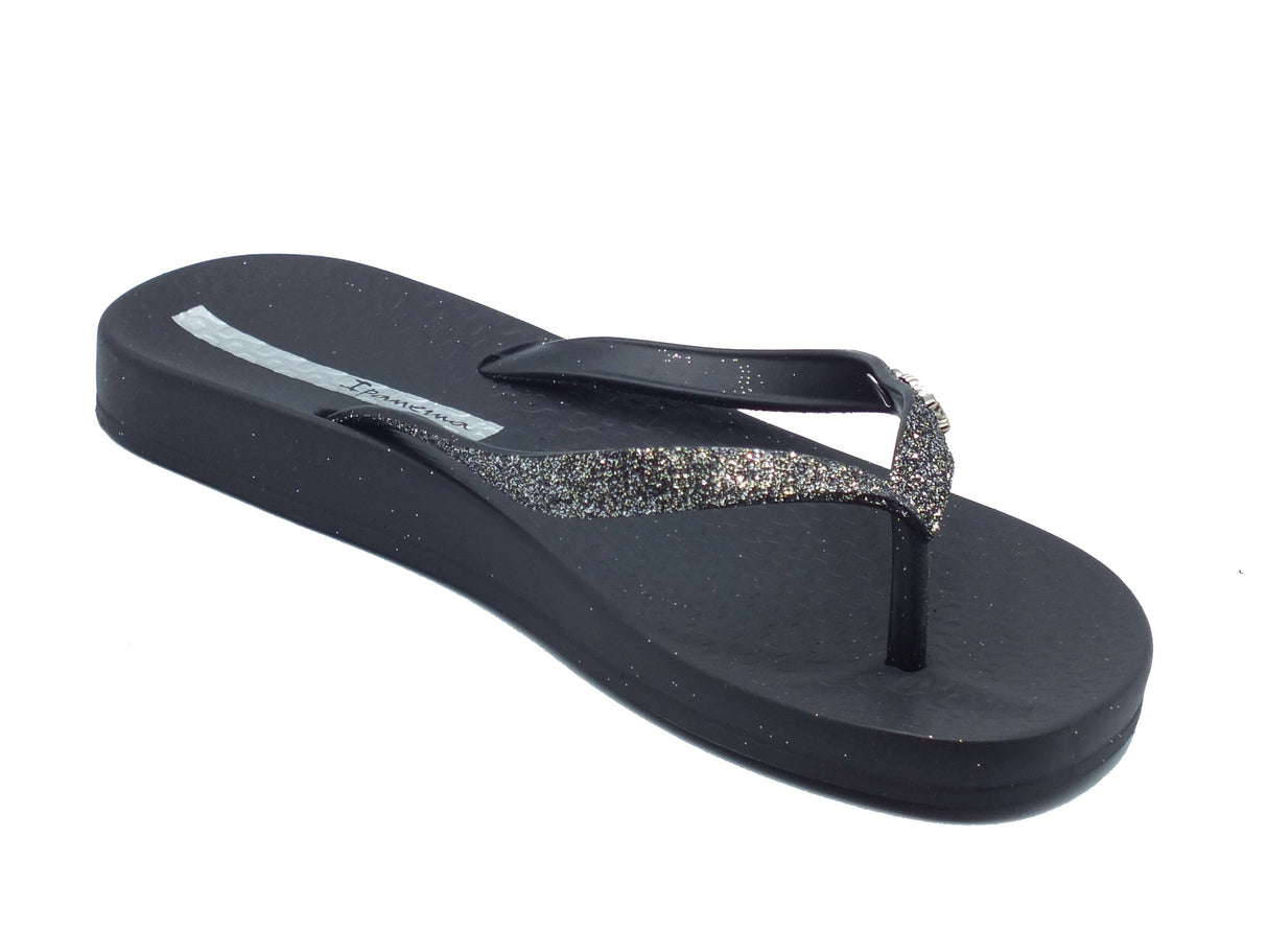 Ipanema Ipanema Infradito zeppa bassa Donna 83140 Anat Lolita Fem Black gomma nero Black