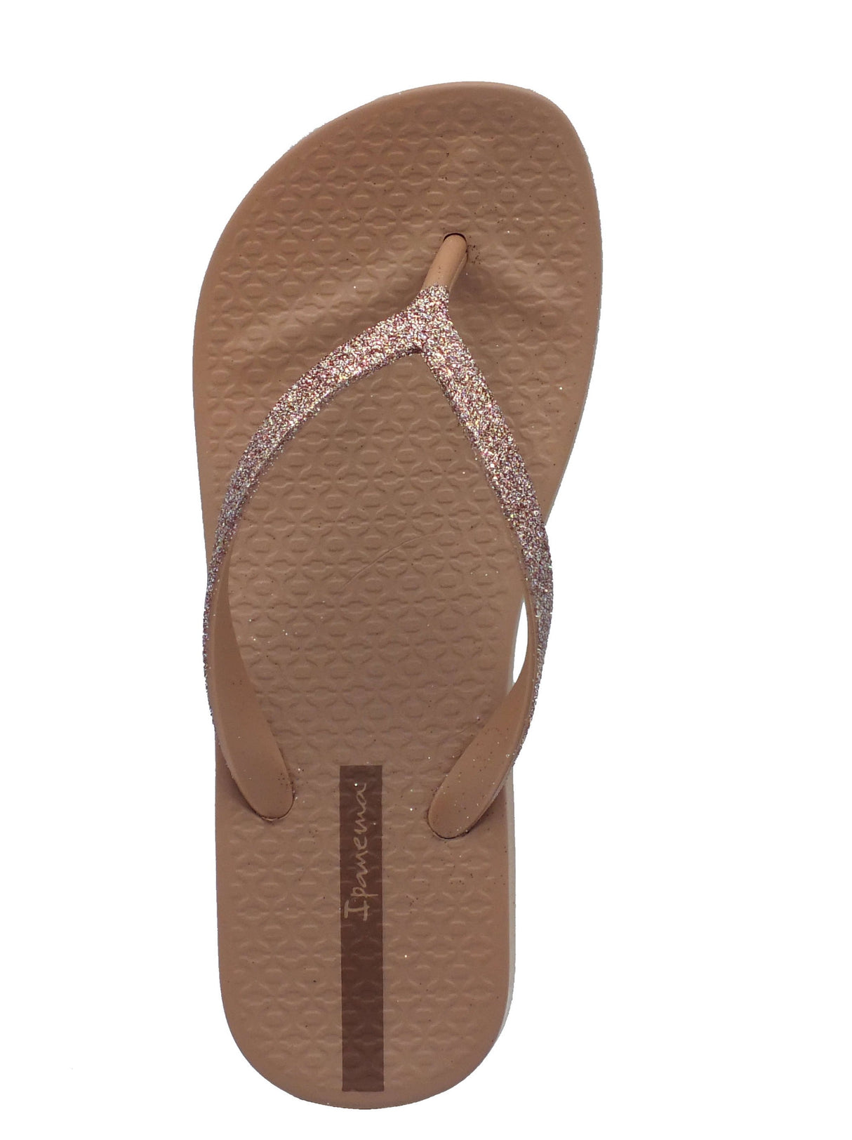 Ipanema Ipanema Infradito zeppa alta Donna 83386 Mesh Chic Plat Fem Brown Glitter gomma marrone Brown Glitter