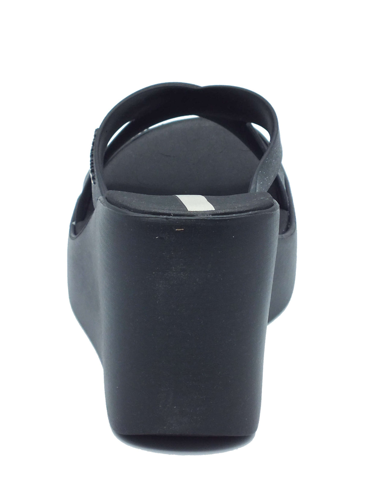 Ipanema Ipanema Sandali zeppa alta Donna 83646 High Fashion Slide Black Glitter gomma nero Black Glitter