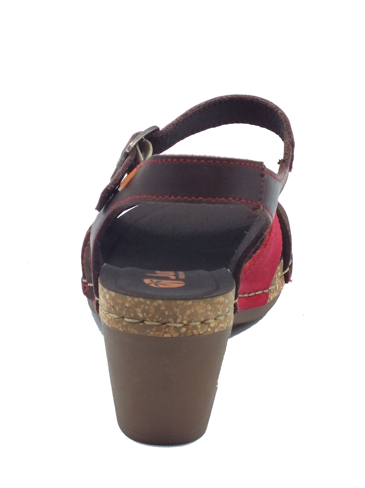 Jungla Jungla Sandali tacco alto Donna 7459 Jockey Cafe Pop Camila pelle marrone Jockey Cafe
