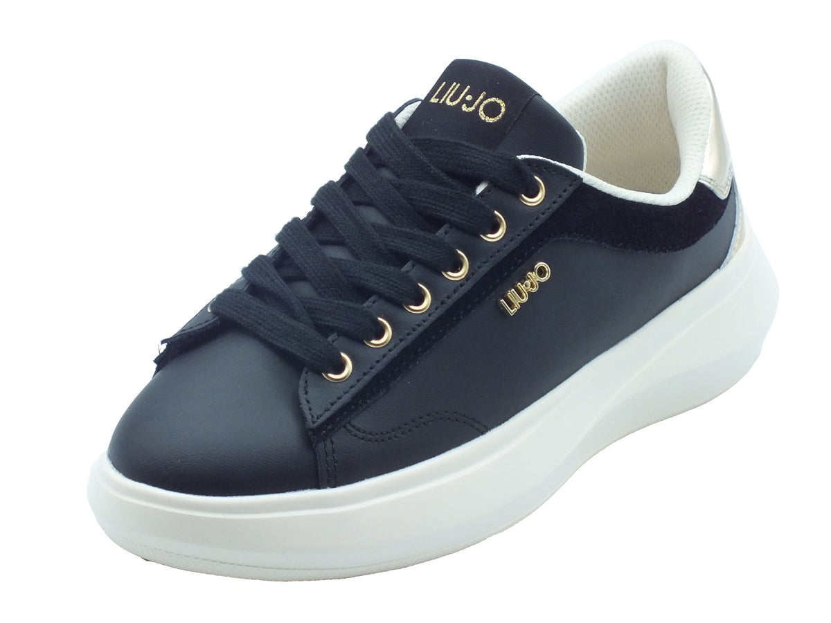 LIU JO LIU JO Sneakers Donna BA6069 Casper 01 Black pelle nero Black